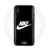 Case - Nike - Iphone XS Max - White Logo - Soft - Synthetic