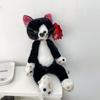 Креативная плюшевая игрушка-кукла «Черный кот», кукла-пародия на кота, кукла, подарок на день рождения для детей
