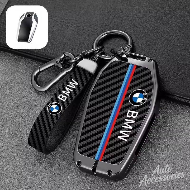 MLKL5 Car Key Case Cover Bag Keychain Accesories For Bmw 1 3 5 7 Series X1 X3 X5 X6 X7 F30 G20 F34 F31 G30 G01 F15 G05 I3 M4 Series