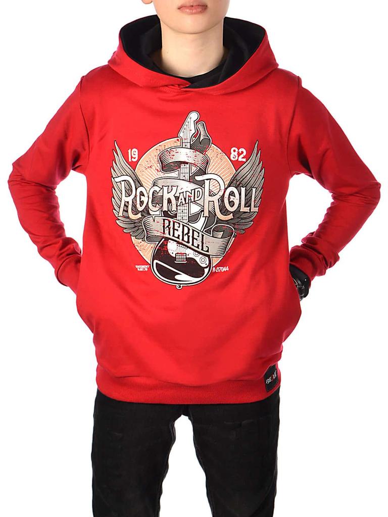 Boy s Two Tone Hooded Sweater