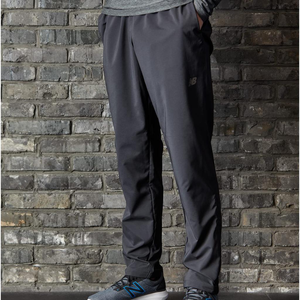 Мужские длинные брюки New Balance Core Stretch Woven в цвете Wind PGM, размер XL (MP81886) (Пигмент),