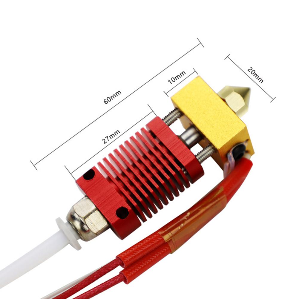 Комплект собранного хот-энда экструдера для 3D-принтера, 9 шт., Комплект хот-энда экструдера для деталей 3D-принтера Creality Ender 3 Pro