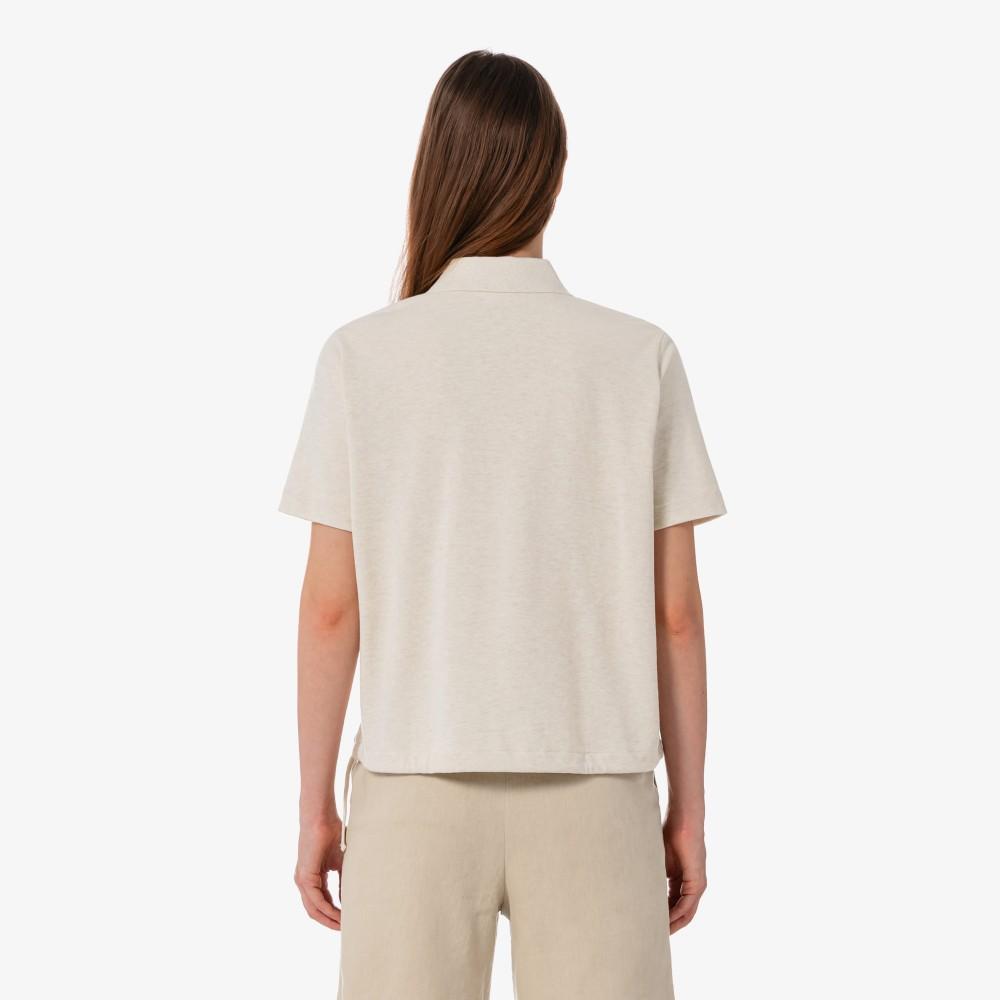 Lacoste Женская рубашка-поло с завязками-лентами PF925E-56GX6F