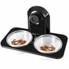 Dual Purpose Insect Feeding Dish BPA Free Gecko Feeding Ledge Spider Mealworm Bowl  for Snake