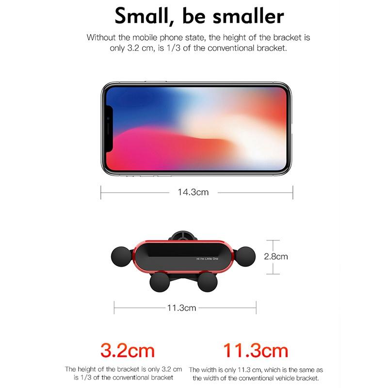 Гравитационный автомобильный держатель для телефона в автомобиле, крепление на вентиляционное отверстие, без магнитного держателя мобильного телефона, GPS-подставка для iPhone 12 11 Pro 8 Samsung