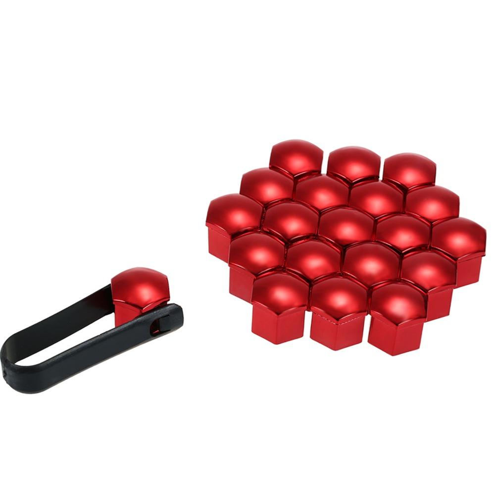 20Pcs 21mm Lug Nut Caps With Removal Tool Decorative Wheel Covers Wheel Nut Covers Universal Fit