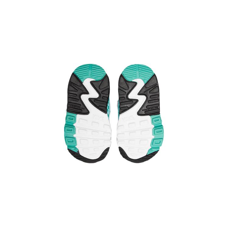 Nike Кроссовки Air Max 90 Низкие для Малышей Бело-Зеленые для Младенцев и Малышей DN3265-100
