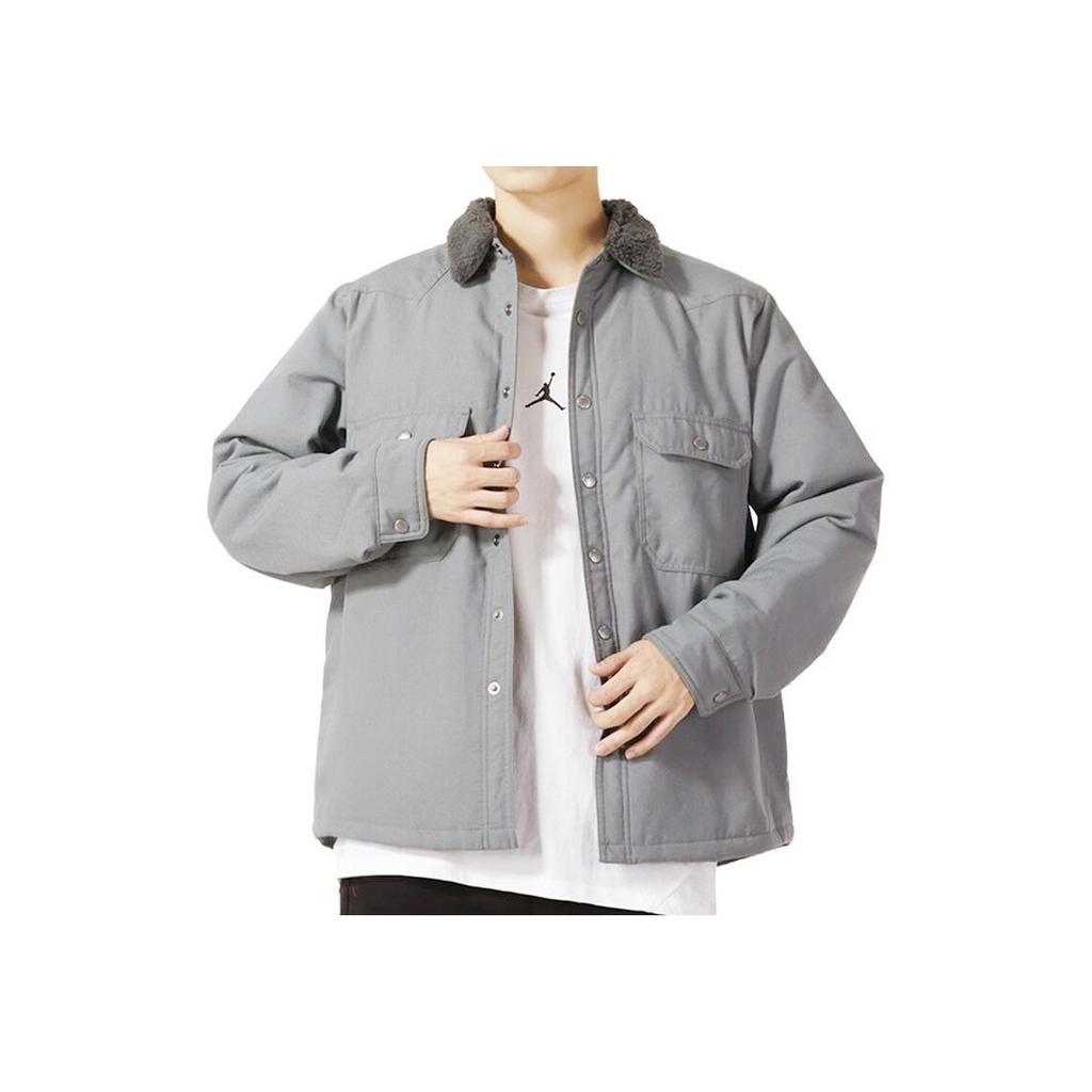 Nike Спортивная повседневная теплая хлопковая куртка мужская куртка ярко-стально-синего цвета FQ0513-084