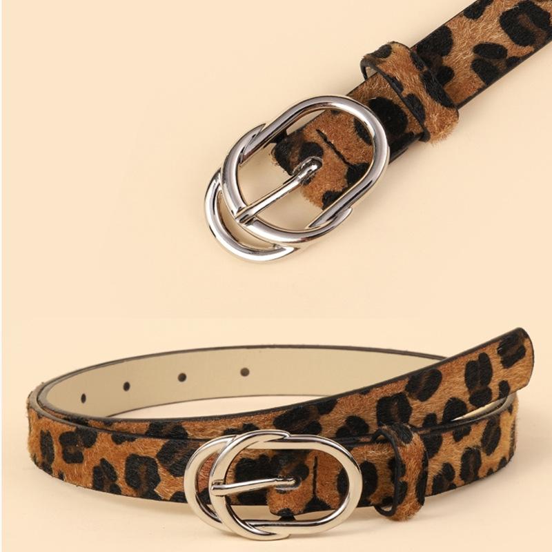 "Retro Leopard Belt for Women - Perfect for Dresses, Suits, and Jeans"
