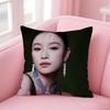 Fashion and elegant  Chinese actress NNi Ni Cushion Cover Pillow Case Soft Friendly Fabric  Concealed Zipper