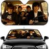 Rock Brand The W-Who Sun Visor Car Windshield Sun Shade  Front Window Sunshade UV Block Heat Insulation Cover Parasol