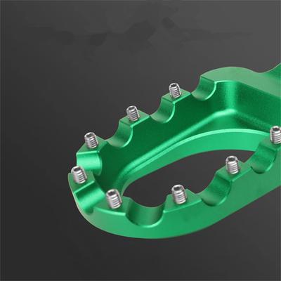 Зеленые подножки для Kawasaki KX250F/450F 09-18 KX65 00-19