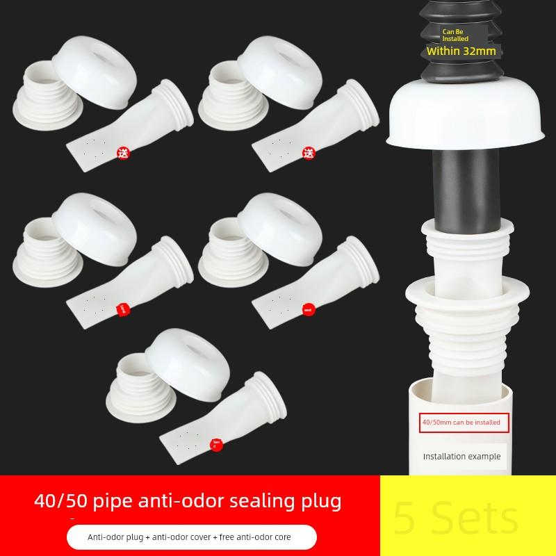 Silicone Bathroom Drain Pipe Anti-Odor Floor Drain Cover Gadget to Block Toilet Openings, Eliminate Odors and Small Flying Insects
