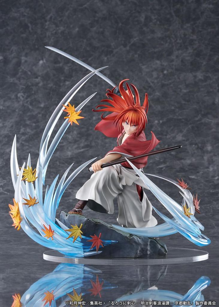 PROOF TV Anime Meiji Swordsman Romantic Story Kyoto Himura Kenshin Soryuu Sen Scale PVC Complete Figure "Rurouni Kenshin - Disturbance" ver. 1/7