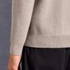 Antonio Men's 100% Pure Cashmere Honeycomb Knit Drop Shoulder Pullover Sweater