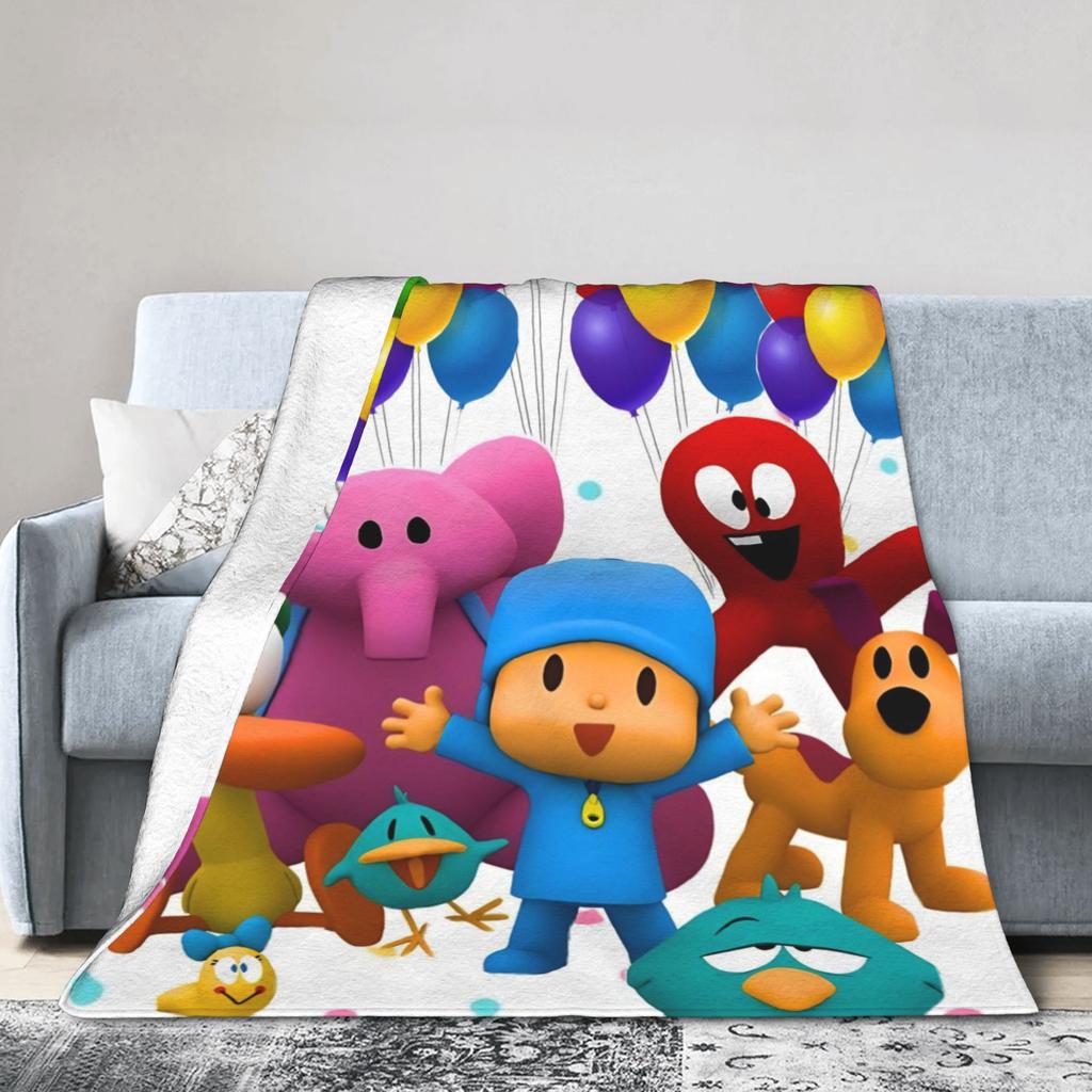 P-POCOYO Элли Плюшевое одеяло Детское Фланелевое плед для дивана кресла кровати Теплое мягкое На заказ DIY Качество Покрывало