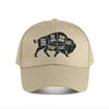 Funny Bison Warning Zones Diagram Baseball Cap Fashion Outdoor Sports Sunhat Unisex Snapback Cap Womens