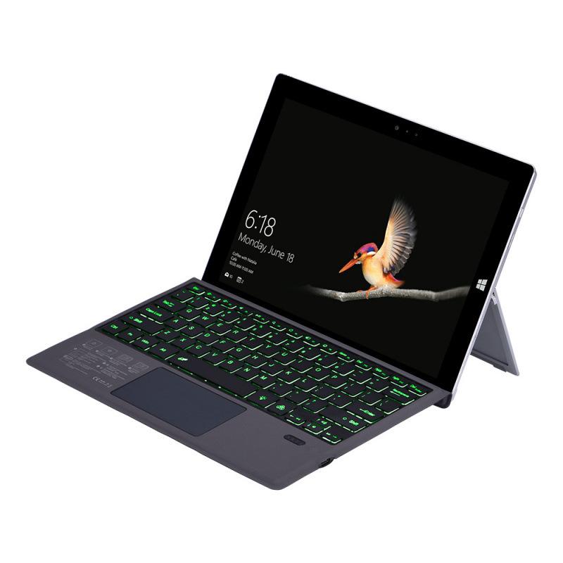Чехол-клавиатура с подсветкой и сенсорной панелью Microsoft Surface Pro 34567 для Surface Go 23 - Bluetooth-клавиатура