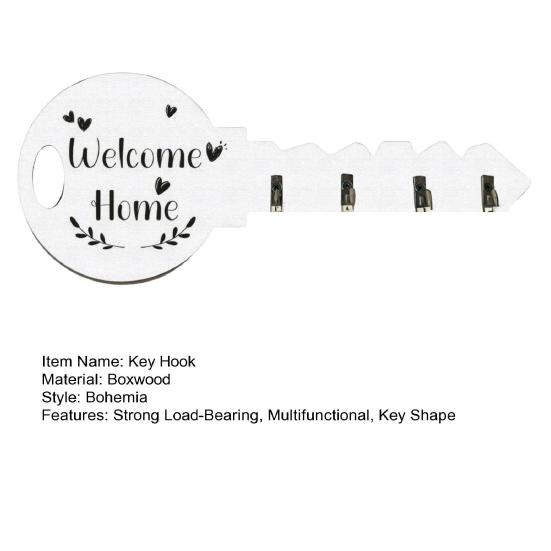 Крючок для ключей с высокой несущей способностью, настенный, декоративный в богемном стиле