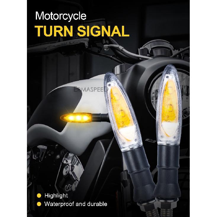 Универсальные мотоциклетные светодиодные указатели поворота, янтарная лампа, задний мигающий сигнал, стоп-сигналы, индикаторы, поворотники для мотоцикла