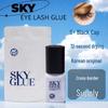 Клей для наращивания ресниц SKY - Корейский, Новая упаковка, Высыхание 1-2 секунды, Черный колпачок S+