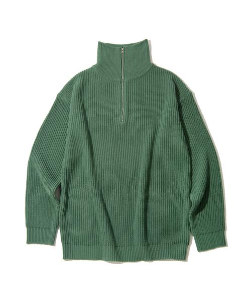 UNLC Half Zip Solid Knit (Black)