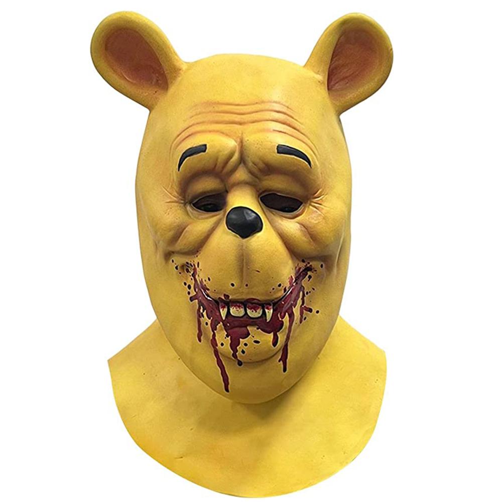 Creepy Winnie Bear Mask for Halloween Carnival Party Cosplay Masquerade Costume