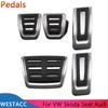 Car Gas Brake Pedals Cover for VW Golf 7 8 Passat B8 Tiguan Jetta Polo Up Skoda Octavia Kadiaq Superb for Seat Ibiza