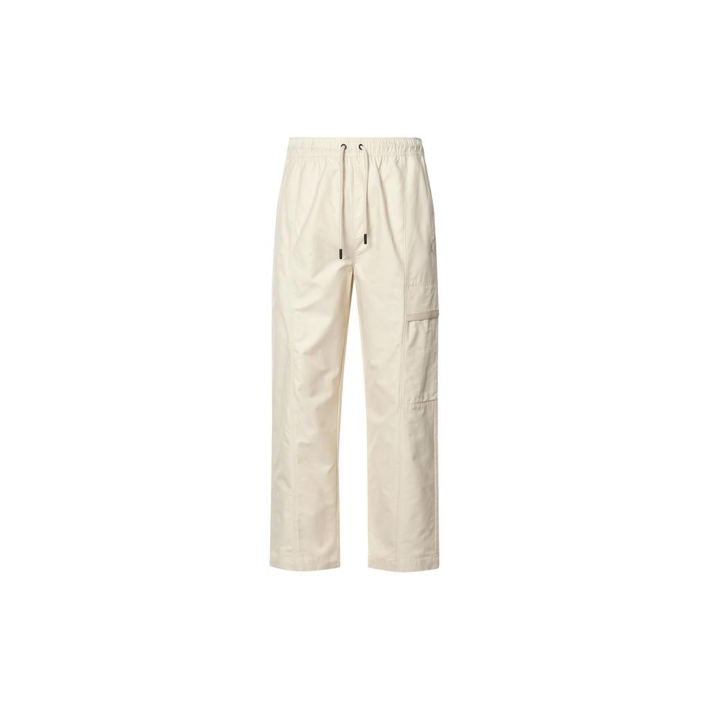 Jordan Мужские повседневные брюки Essentials Solid Color Lace Up Mid-Tail с несколькими карманами цвета хаки FN4540-203