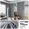 2 шт., разделительная штора для гостиной, затемняющая штора с шумоподавлением и антикоррозийной люверсной верхней шторой