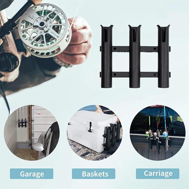 Boat Plastic Fishing Rod Rack Holder Portable Lightweight Spinning Durable Pole Tube Mount Bracket Socket Rack Accessories