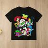 Cotton shortsleeved childrens toy cartoon print boyssports shirt for ages 112 casual top summer Tshirt with cartoon design