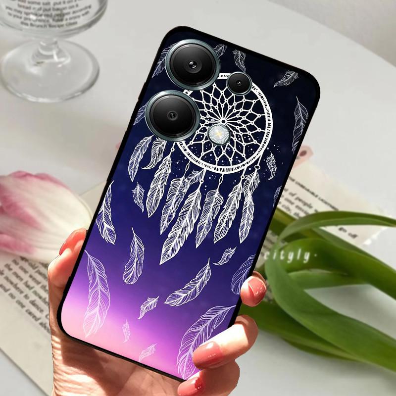 Для Xiaomi Poco M6 Pro 4G Чехол PocoM6 Pro Ударопрочный Мягкий ТПУ Силиконовый Чехол для Телефона Для Poco M6 Pro 4G Funda Capa Мультяшный Корпус