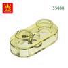 Нетоксичный 370 шт./лот 35480 Круглый 1x2 Открытый штырек Короткий круглый с 2 отверстиями Блок Moc Цветные Аксессуары Совместимые с Кирпичиком DIY Игрушки