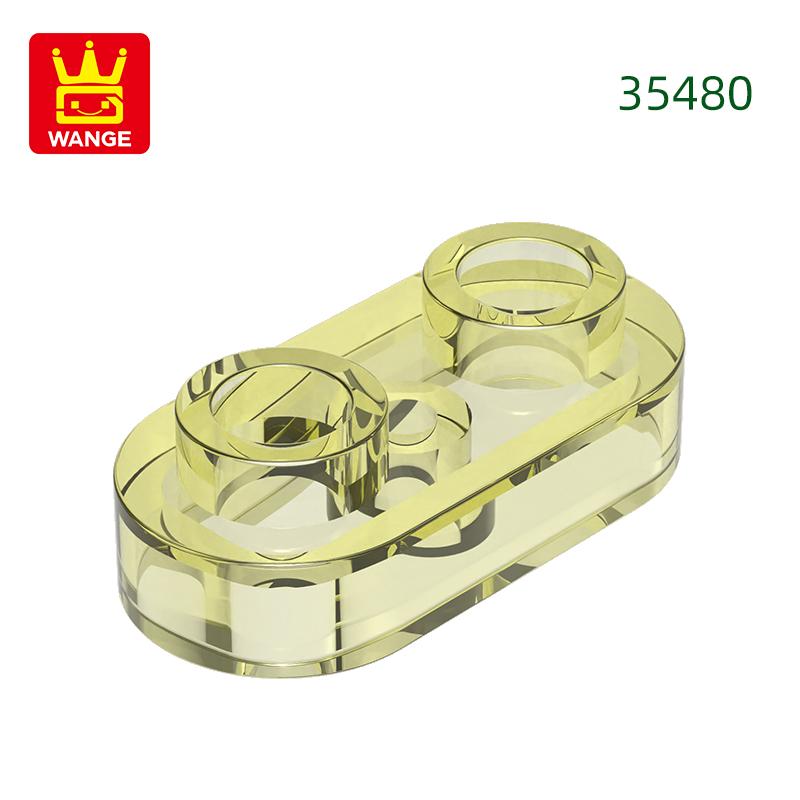 Нетоксичный 370 шт./лот 35480 Круглый 1x2 Открытый штырек Короткий круглый с 2 отверстиями Блок Moc Цветные Аксессуары Совместимые с Кирпичиком DIY Игрушки