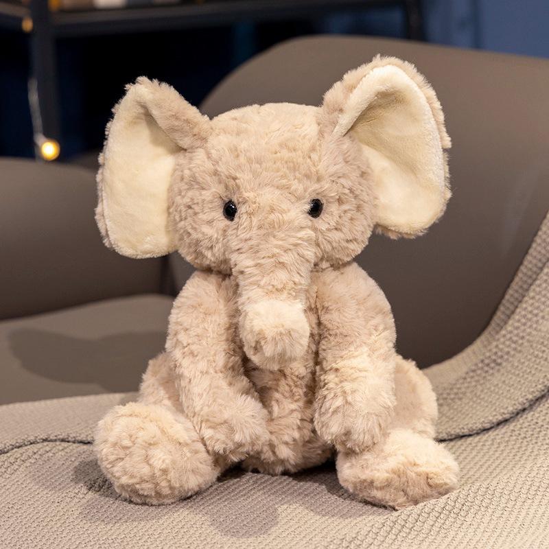 Elephant Doll Plush Toy Cross-border Baby Elephant Throw Pillow Large Doll Children Soothing Charming Doll Birthday Gift Girl Giving