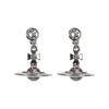 Vivienne WeStwood 25SS Женские S Новые Маленькие Серьги Серебряные 62020032 02p019