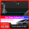 Автомобильная наклейка Для Tesla Cybertruck Защитная крышка ящика подлокотника Защитная крышка ящика подлокотника из ТПЭ Противоскользящие аксессуары для модификации автомобиля