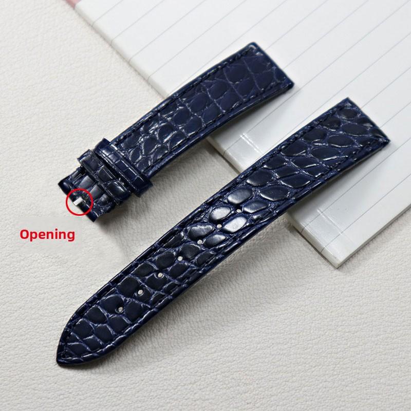 13 14 16мм 18мм 19мм 20мм Тонкий Мягкий ремешок из кожи крокодила Для Longines L4 L2 VC MIDO Cartier Пряжка-пимп коричневый синий Ремешок для часов