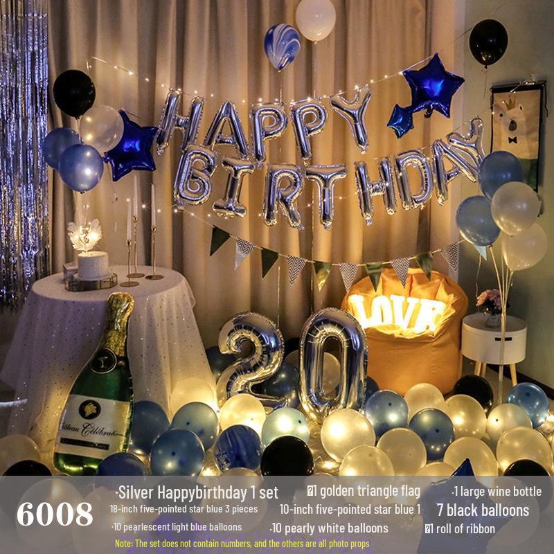 Набор воздушных шаров на день рождения для взрослых и детей - Мультяшное украшение