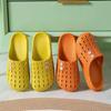 Women's Hole Toe Shoes Cute Non-slip Beach Sandals Girls Summer Outside The Bathroom Home Thick Bottom Stepping On Shit Slippers