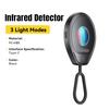 Essager Mini Hidden Camera Detector Portable Anti-Spy Infrared Lens Finder Anti-Peeping Gadget ForTravel Hotel Bathroom Security