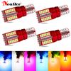 4x T10 LED W5W Canbus Light Bulb Car Clearance Interior Reading Parking Lights Dome Lamp White Blue Red amber ice blue No Error Dome Lights 6
