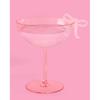 xo, Fetti Pink Bow Drink Markers - 8 count, 2" | Tying the Knot Bachelorette Party, Coquette Birthday Party Accessory, Girly Ribbon Party Drink