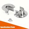 Flange Seat Wardrobe Hanger Rod Fixing Accessories Curtain Rod Tube Hook Fixed Support Bracket Seat
