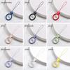 Anti-lost Soft Rubber Keys Phones Strap Mobile Phone Lanyard Silicone Ring Pendant Ring Strap
