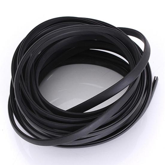 6m Black Moulding Trim Strip Car Door Scratch Protector Edge Rubber Guard Cover