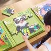 Магнитные строительные блоки: Монтессори-пазл для малышей 1-6 лет, развивающая игрушка для мальчиков и девочек