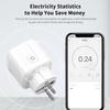 Умная розетка Tuya Zigbee 20a EU, умная розетка для монитора, розетка для монитора, приложение Smartlife, дистанционное управление, работает с Alexa Google Home