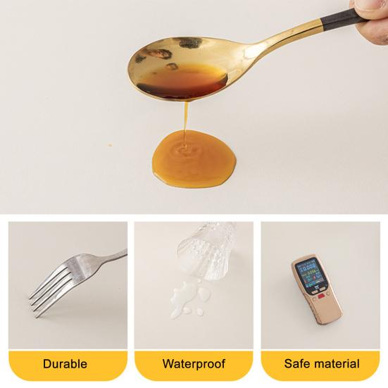 Round Fitted Tablecloth Elastic Table Cover Waterproof Wipeable Table Cloth for Indoor Outdoor Picnic Kitchen Dining 24"-47